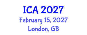International Conference on Autism (ICA) February 15, 2027 - London, United Kingdom International Conference on Autism (ICA) February 15, 2027 - London, United Kingdom