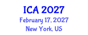 International Conference on Autism (ICA) February 17, 2027 - New York, United States International Conference on Autism (ICA) February 17, 2027 - New York, United States