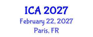 International Conference on Autism (ICA) February 22, 2027 - Paris, France International Conference on Autism (ICA) February 22, 2027 - Paris, France