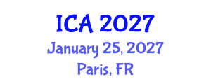 International Conference on Autism (ICA) January 25, 2027 - Paris, France International Conference on Autism (ICA) January 25, 2027 - Paris, France