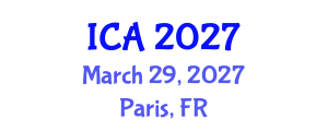 International Conference on Autism (ICA) March 29, 2027 - Paris, France International Conference on Autism (ICA) March 29, 2027 - Paris, France