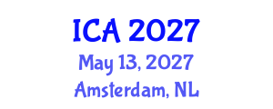 International Conference on Autism (ICA) May 13, 2027 - Amsterdam, Netherlands International Conference on Autism (ICA) May 13, 2027 - Amsterdam, Netherlands