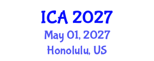 International Conference on Autism (ICA) May 01, 2027 - Honolulu, United States International Conference on Autism (ICA) May 01, 2027 - Honolulu, United States