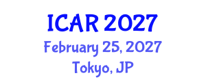 International Conference on Autism Research (ICAR) February 25, 2027 - Tokyo, Japan International Conference on Autism Research (ICAR) February 25, 2027 - Tokyo, Japan