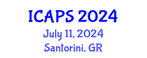 International Conference on Automated Planning and Scheduling (ICAPS) July 11, 2024 - Santorini, Greece