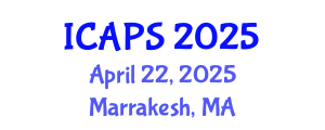 International Conference on Automated Planning and Scheduling (ICAPS) April 22, 2025 - Marrakesh, Morocco
