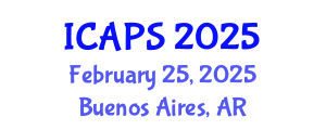 International Conference on Automated Planning and Scheduling (ICAPS) February 25, 2025 - Buenos Aires, Argentina