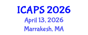 International Conference on Automated Planning and Scheduling (ICAPS) April 13, 2026 - Marrakesh, Morocco International Conference on Automated Planning and Scheduling (ICAPS) April 13, 2026 - Marrakesh, Morocco