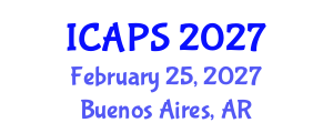 International Conference on Automated Planning and Scheduling (ICAPS) February 25, 2027 - Buenos Aires, Argentina