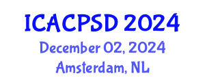 International Conference on Automatic Control, Principles and Systems Design (ICACPSD) December 02, 2024 - Amsterdam, Netherlands