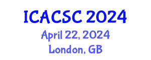 International Conference on Automatic Control Systems and Components (ICACSC) April 22, 2024 - London, United Kingdom
