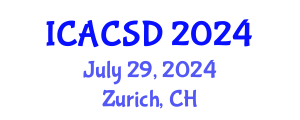 International Conference on Automatic Control Systems Design (ICACSD) July 29, 2024 - Zurich, Switzerland