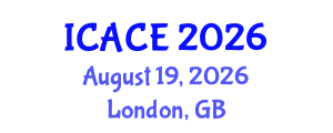 International Conference on Automation and Control Engineering (ICACE) August 19, 2026 - London, United Kingdom