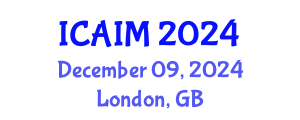 International Conference on Automation and Intelligent Manufacturing (ICAIM) December 09, 2024 - London, United Kingdom