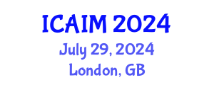 International Conference on Automation and Intelligent Manufacturing (ICAIM) July 29, 2024 - London, United Kingdom