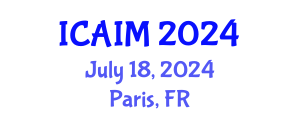 International Conference on Automation and Intelligent Manufacturing (ICAIM) July 18, 2024 - Paris, France