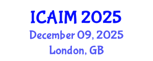 International Conference on Automation and Intelligent Manufacturing (ICAIM) December 09, 2025 - London, United Kingdom