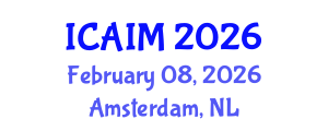International Conference on Automation and Intelligent Manufacturing (ICAIM) February 08, 2026 - Amsterdam, Netherlands