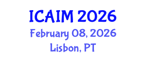 International Conference on Automation and Intelligent Manufacturing (ICAIM) February 08, 2026 - Lisbon, Portugal