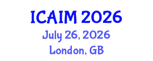 International Conference on Automation and Intelligent Manufacturing (ICAIM) July 26, 2026 - London, United Kingdom