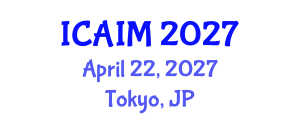 International Conference on Automation and Intelligent Manufacturing (ICAIM) April 22, 2027 - Tokyo, Japan International Conference on Automation and Intelligent Manufacturing (ICAIM) April 22, 2027 - Tokyo, Japan