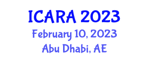 International Conference on Automation, Robotics and Applications (ICARA) February 10, 2023 - Abu Dhabi, United Arab Emirates