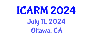 International Conference on Automation, Robotics and Mechatronics (ICARM) July 11, 2024 - Ottawa, Canada