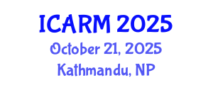 International Conference on Automation, Robotics and Mechatronics (ICARM) October 21, 2025 - Kathmandu, Nepal