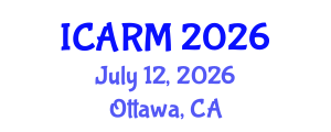 International Conference on Automation, Robotics and Mechatronics (ICARM) July 12, 2026 - Ottawa, Canada