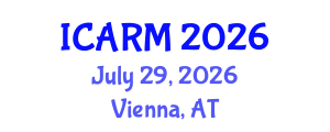 International Conference on Automation, Robotics and Mechatronics (ICARM) July 29, 2026 - Vienna, Austria