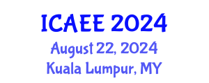 International Conference on Automobile and Electrical Engineering (ICAEE) August 22, 2024 - Kuala Lumpur, Malaysia