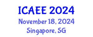 International Conference on Automobile and Electrical Engineering (ICAEE) November 18, 2024 - Singapore, Singapore