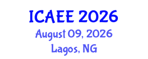 International Conference on Automobile and Electrical Engineering (ICAEE) August 09, 2026 - Lagos, Nigeria