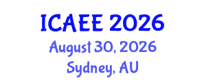 International Conference on Automobile and Electrical Engineering (ICAEE) August 30, 2026 - Sydney, Australia