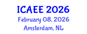 International Conference on Automobile and Electrical Engineering (ICAEE) February 08, 2026 - Amsterdam, Netherlands
