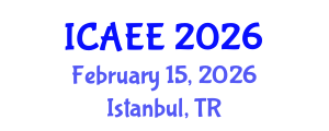 International Conference on Automobile and Electrical Engineering (ICAEE) February 15, 2026 - Istanbul, Turkey