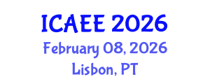 International Conference on Automobile and Electrical Engineering (ICAEE) February 08, 2026 - Lisbon, Portugal