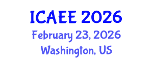 International Conference on Automobile and Electrical Engineering (ICAEE) February 23, 2026 - Washington, United States International Conference on Automobile and Electrical Engineering (ICAEE) February 23, 2026 - Washington, United States