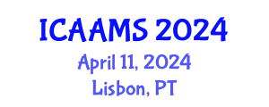 International Conference on Autonomous Agents and Multiagent Systems (ICAAMS) April 11, 2024 - Lisbon, Portugal