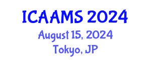 International Conference on Autonomous Agents and Multiagent Systems (ICAAMS) August 15, 2024 - Tokyo, Japan