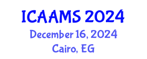 International Conference on Autonomous Agents and Multiagent Systems (ICAAMS) December 16, 2024 - Cairo, Egypt