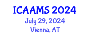 International Conference on Autonomous Agents and Multiagent Systems (ICAAMS) July 29, 2024 - Vienna, Austria