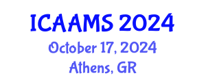 International Conference on Autonomous Agents and Multiagent Systems (ICAAMS) October 17, 2024 - Athens, Greece