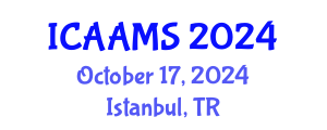 International Conference on Autonomous Agents and Multiagent Systems (ICAAMS) October 17, 2024 - Istanbul, Turkey