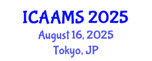 International Conference on Autonomous Agents and Multiagent Systems (ICAAMS) August 16, 2025 - Tokyo, Japan