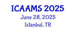 International Conference on Autonomous Agents and Multiagent Systems (ICAAMS) June 28, 2025 - Istanbul, Turkey