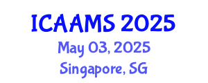 International Conference on Autonomous Agents and Multiagent Systems (ICAAMS) May 03, 2025 - Singapore, Singapore