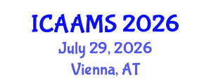 International Conference on Autonomous Agents and Multiagent Systems (ICAAMS) July 29, 2026 - Vienna, Austria