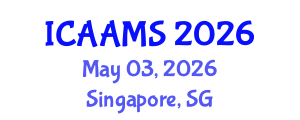 International Conference on Autonomous Agents and Multiagent Systems (ICAAMS) May 03, 2026 - Singapore, Singapore