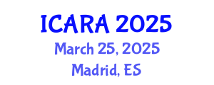 International Conference on Autonomous Robots and Agents (ICARA) March 25, 2025 - Madrid, Spain
